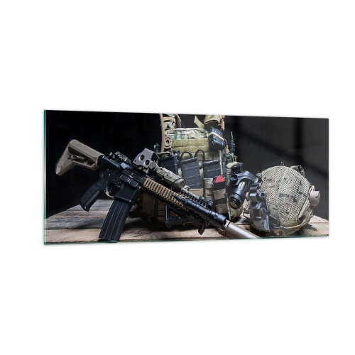 Glasbild - Bild auf glas - Sich ausruhen! - 100x40 cm