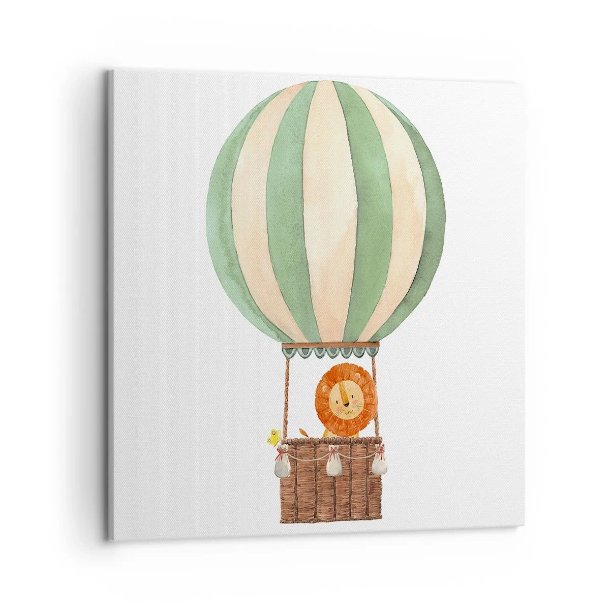 Bild auf Leinwand - Leinwandbild - Leons Reisen - 50x50 cm