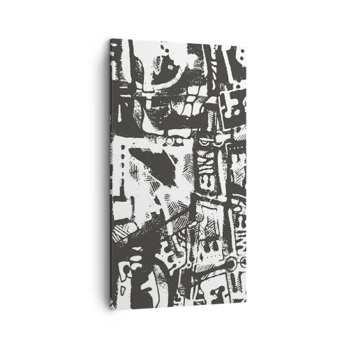 Bild auf Leinwand - Leinwandbild - Ordnung oder Chaos? - 45x80 cm