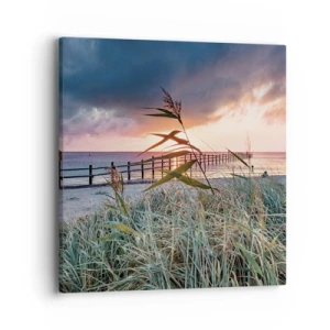 Bild auf Leinwand - Leinwandbild - Es vergeht nicht mit dem Wind - 40x40 cm