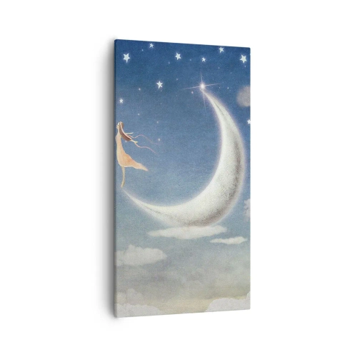 Bild auf Leinwand - Leinwandbild - Blauer Freier - 55x100 cm