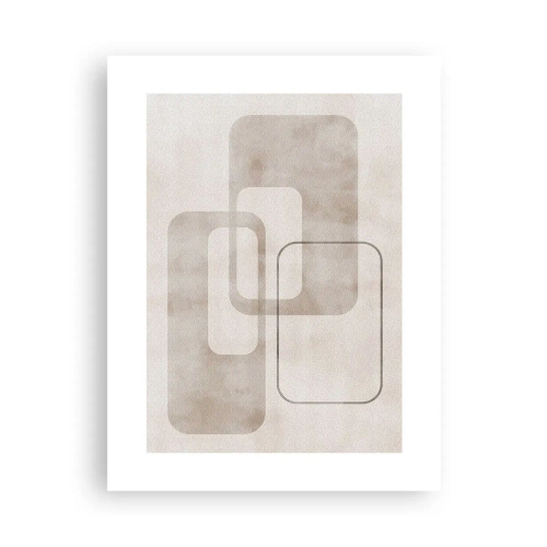 Poster - Geometrische Fuge - 30x40 cm