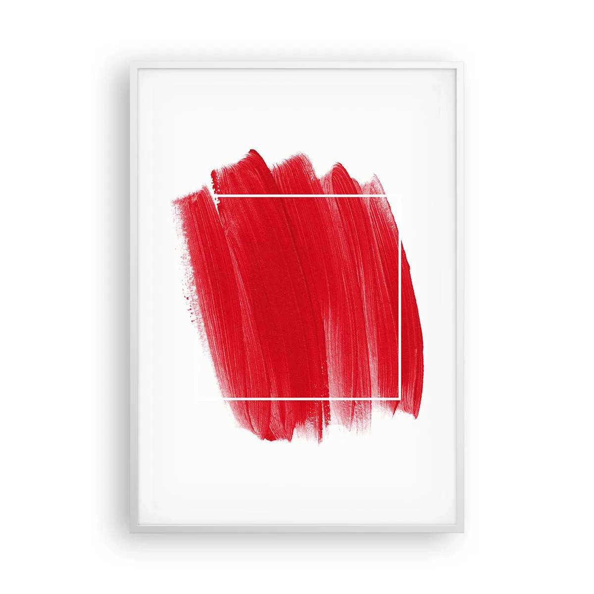 Poster in einem weißen Rahmen - Aus dem Rahmen - 70x100 cm