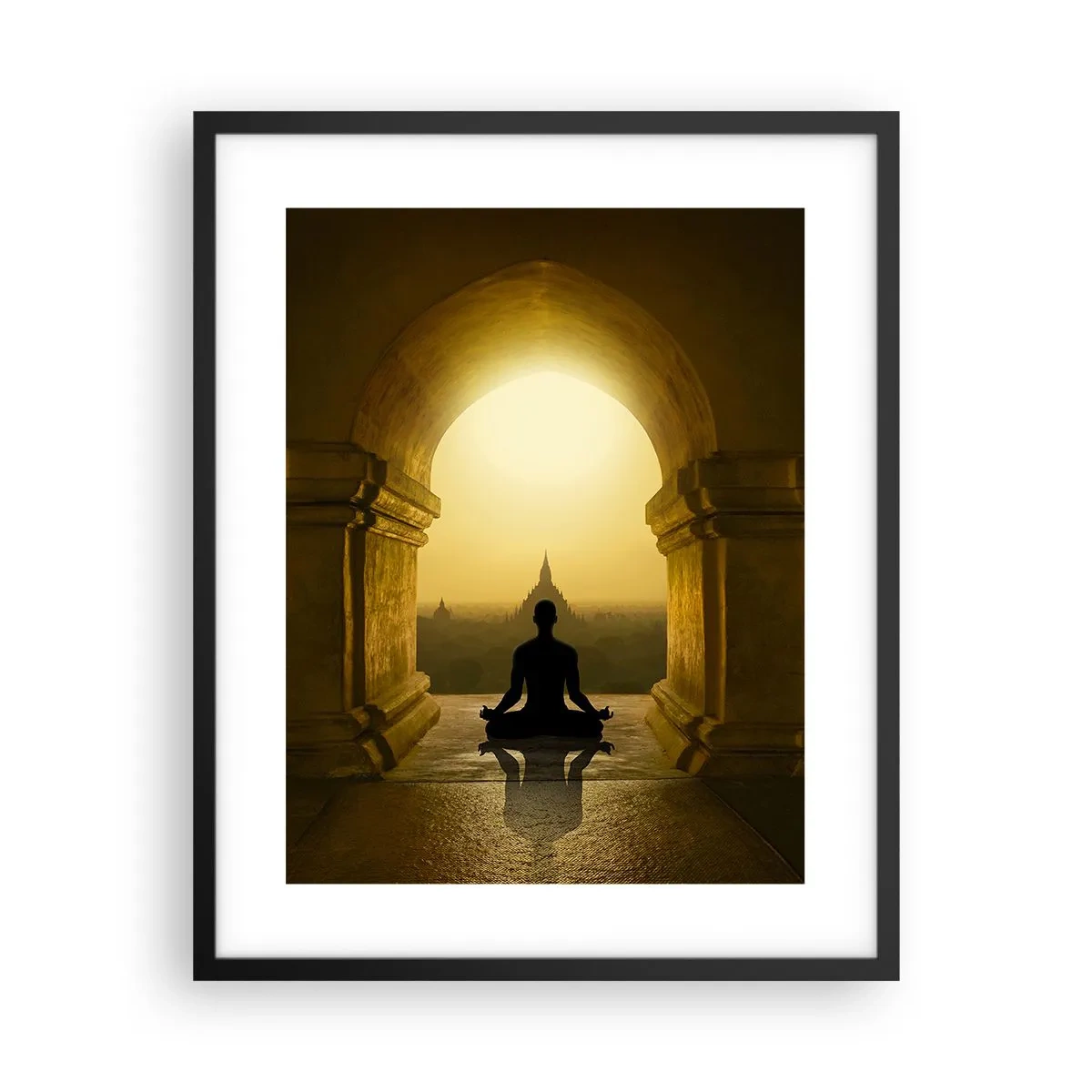 Poster in einem schwarzem Rahmen - Vollkommene Harmonie - 40x50 cm