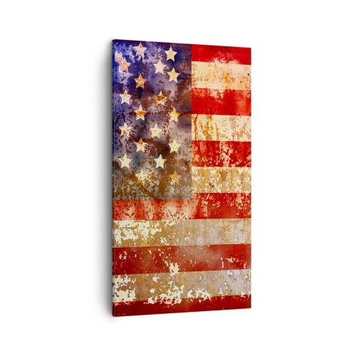 Bild auf Leinwand - Leinwandbild - Ruhm verblasst nicht - 45x80 cm