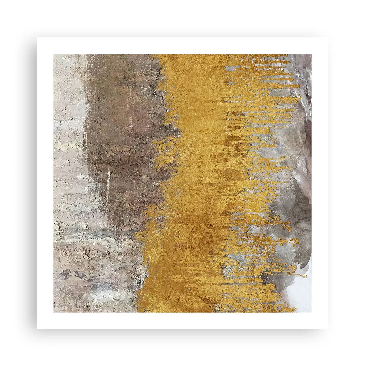 Poster - Goldene Explosion - 60x60 cm
