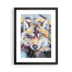 Poster in einem schwarzem Rahmen - Seelenfrieden unter den Lieben - 30x40 cm