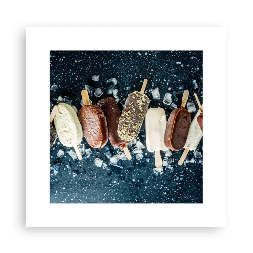 Poster - Geschmack des heißen Sommers - 30x30 cm