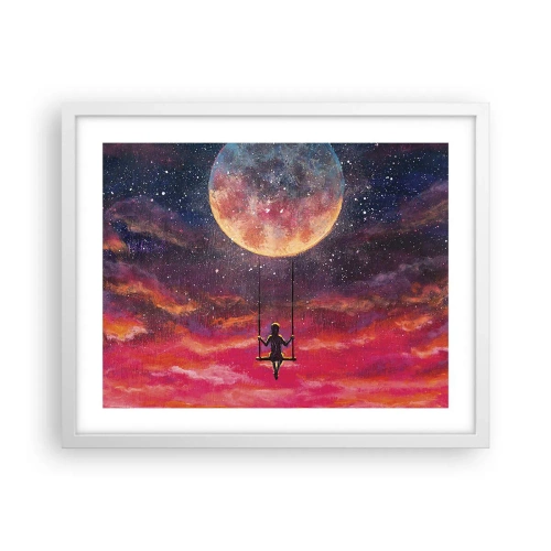 Poster in einem weißen Rahmen - Traum - 50x40 cm