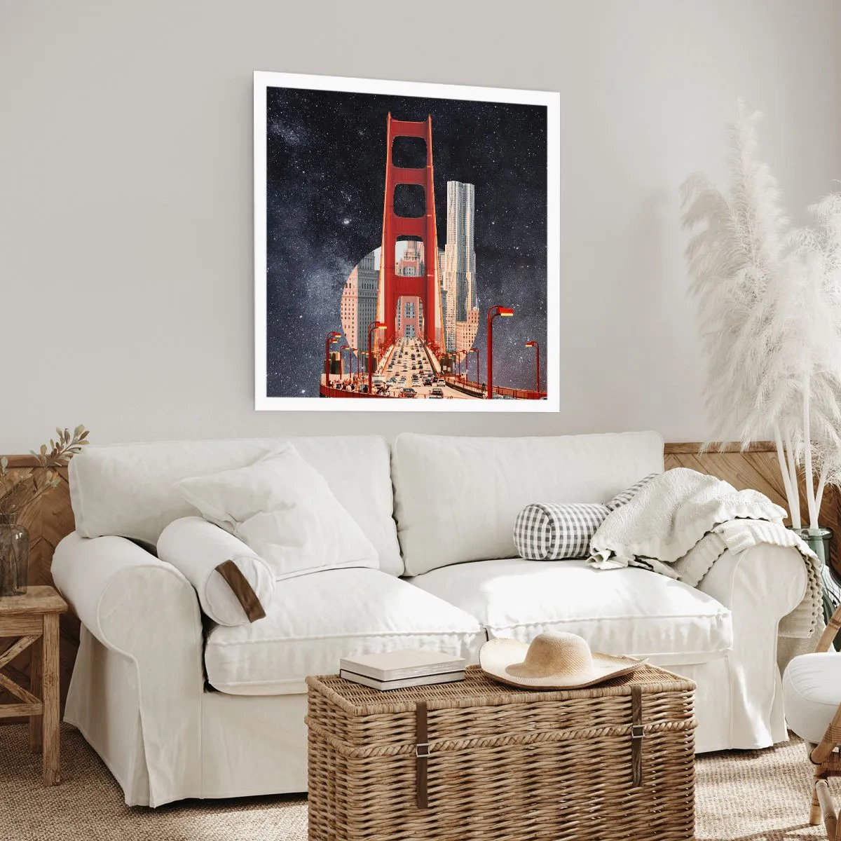 Poster - Immer im Mittelpunkt - 60x60 cm