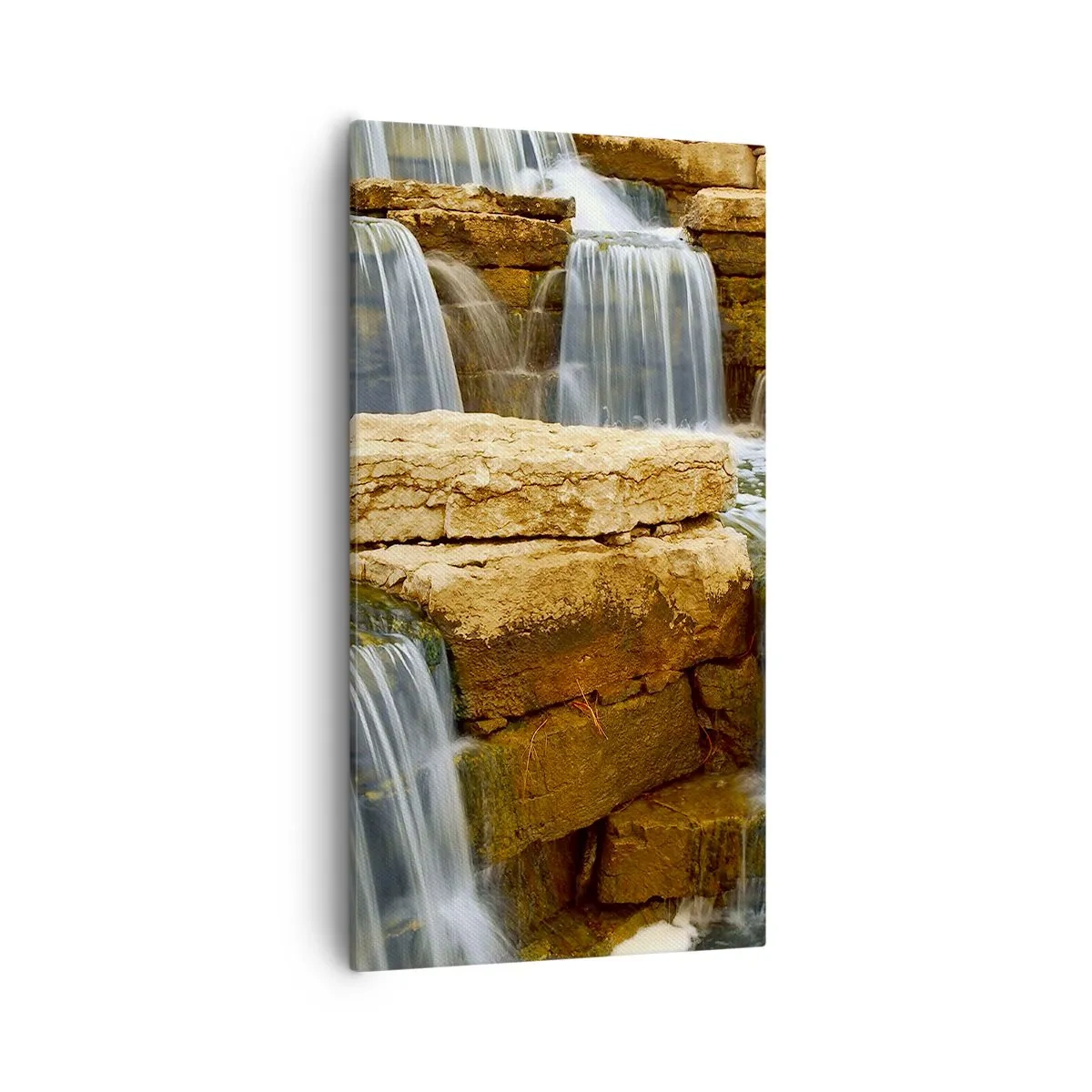 Bild auf Leinwand - Leinwandbild - Treppe zum Himmel - 55x100 cm