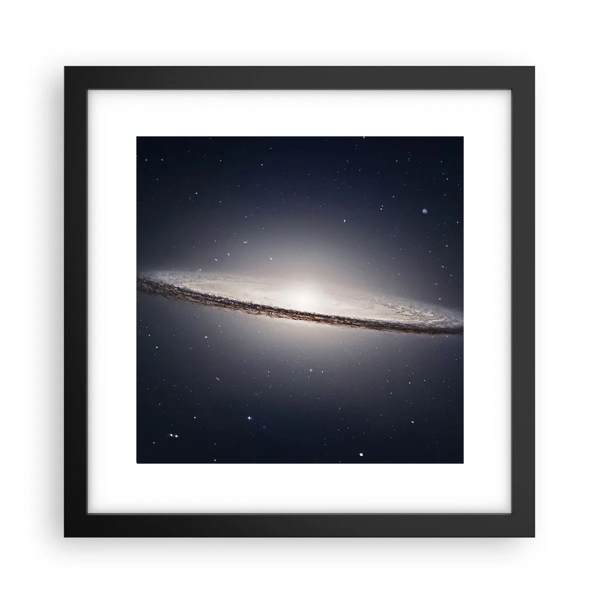 Poster in einem schwarzem Rahmen - Vor langer Zeit in einer weit entfernten Galaxie ... - 30x30 cm