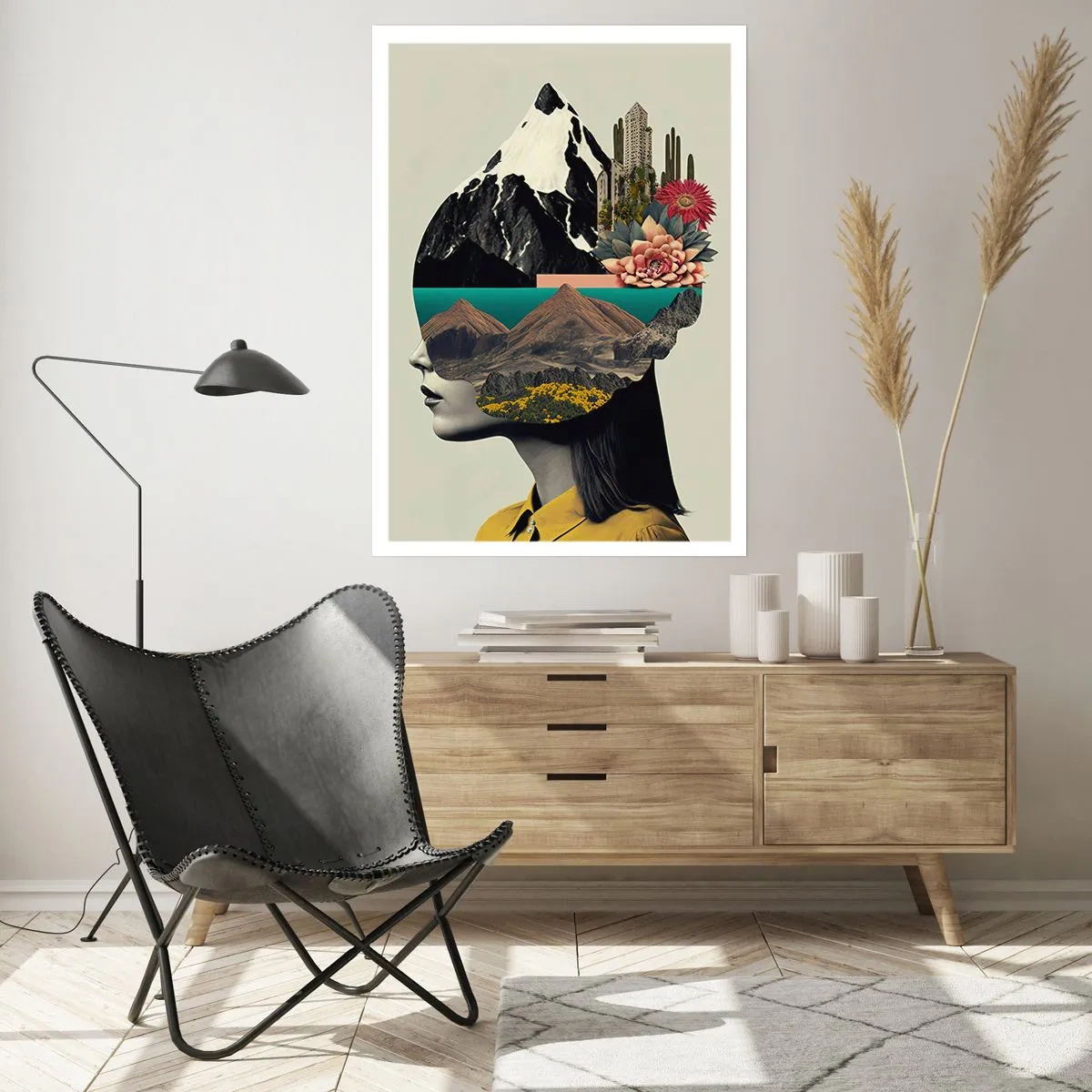 Poster - Frau – bleibt immer ein Geheimnis - 30x40 cm