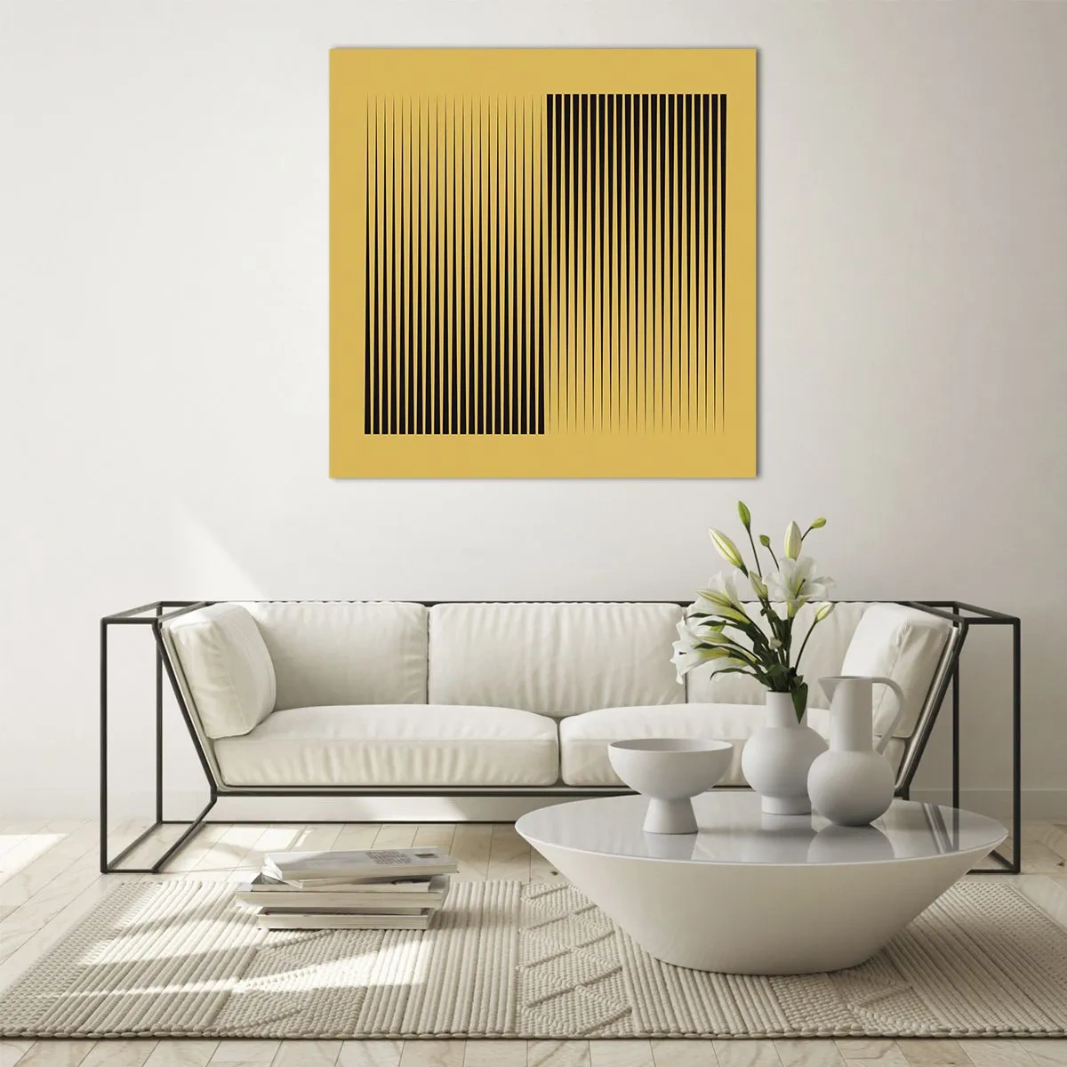 Glasbild - Bild auf glas - Quadratur der Gegensätze - 40x40 cm