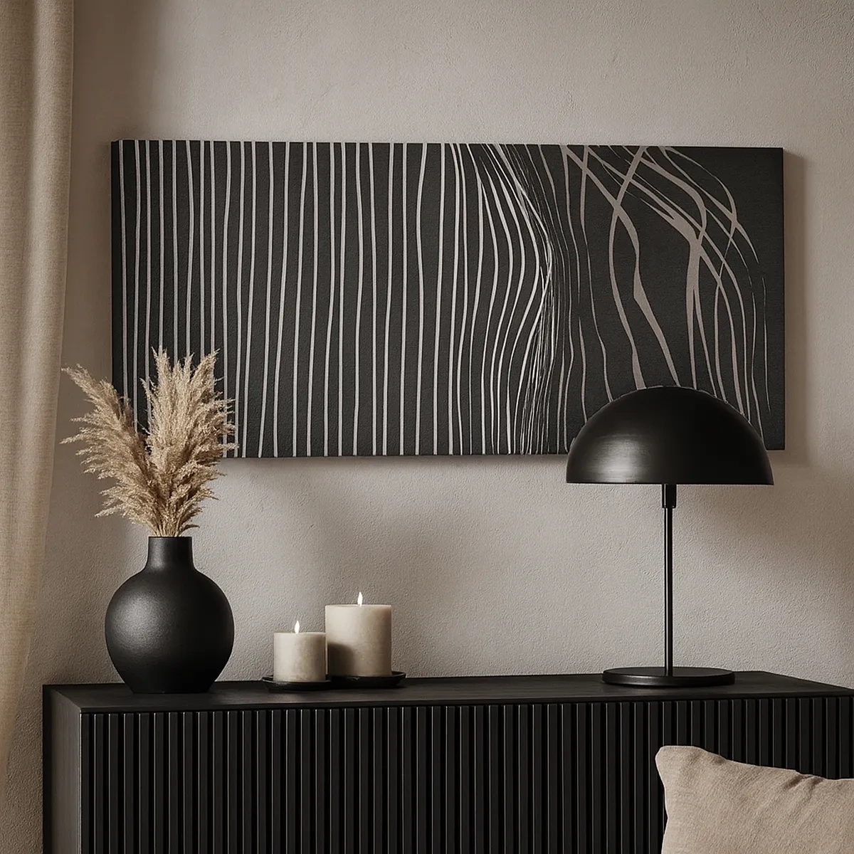 Bild auf Leinwand - Leinwandbild - Rhythmus und Akzent - 30x30 cm