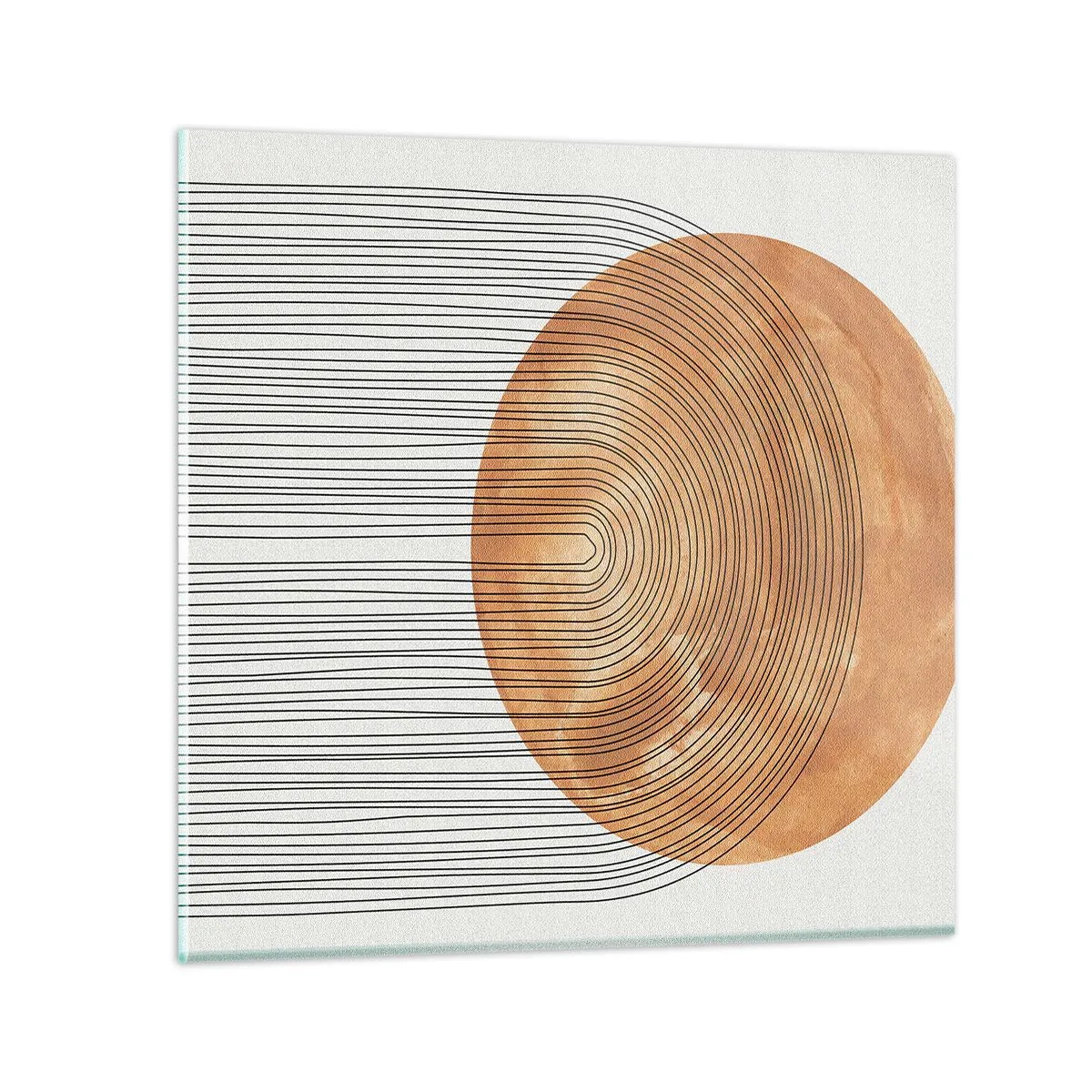 Glasbild - Bild auf glas - SonnenKomposition - 30x30 cm