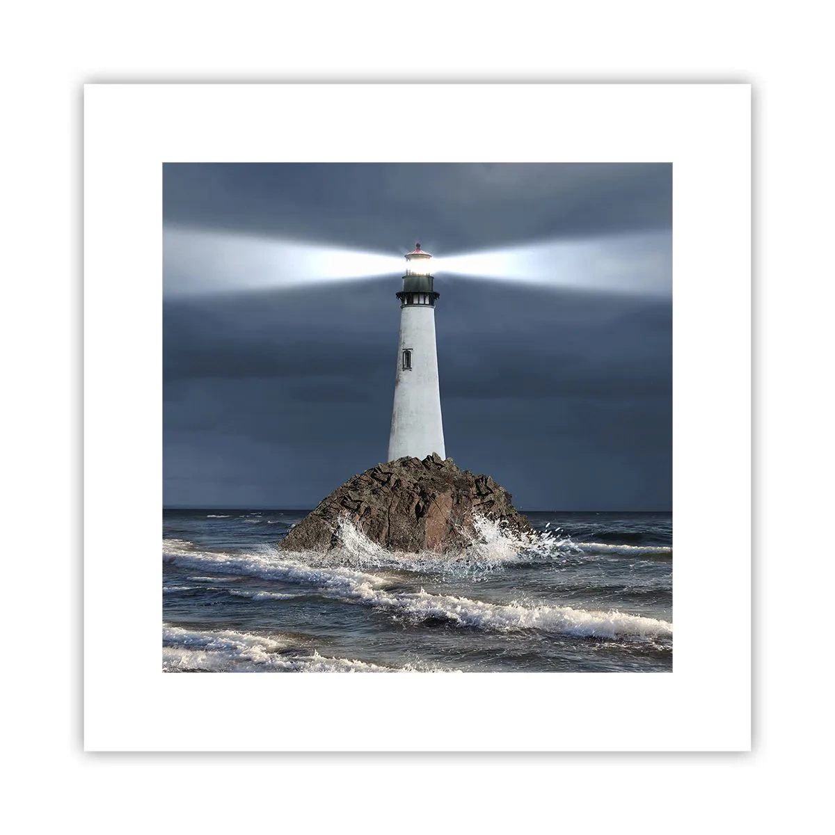 Poster - Hier... hier... hier! - 30x30 cm