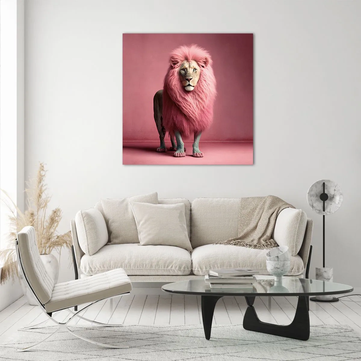 Glasbild - Bild auf glas - Und du hast keine Angst mehr - 60x60 cm