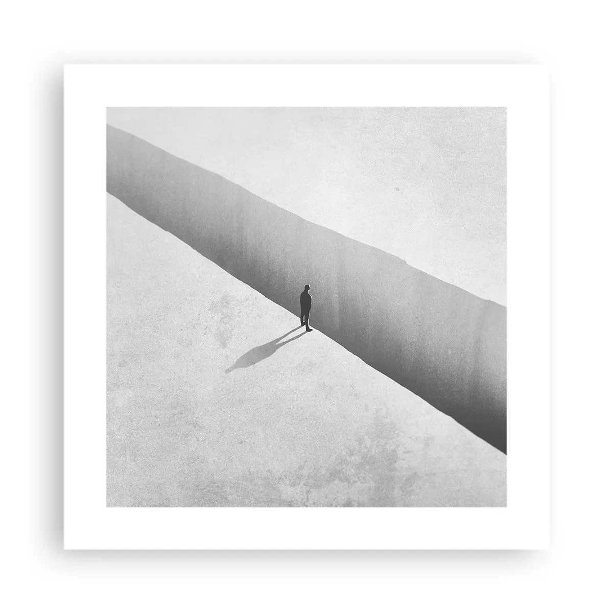 Poster - Klares Ziel - 40x40 cm