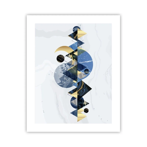 Poster - Geometrische Landschaft - 40x50 cm
