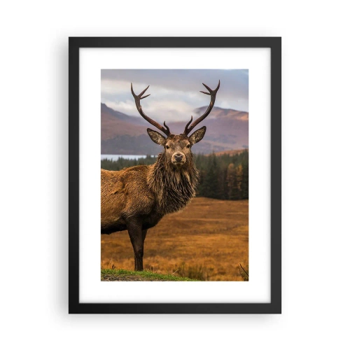Poster in einem schwarzem Rahmen - Die Majestät der Natur - 30x40 cm