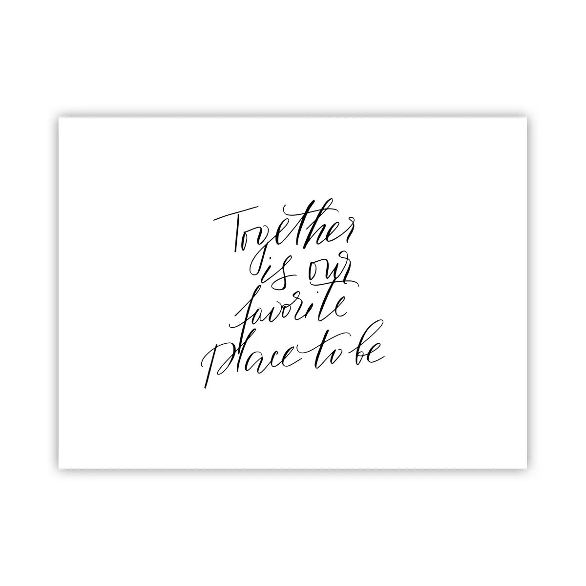 Poster - Fühlst du das auch? - 40x30 cm