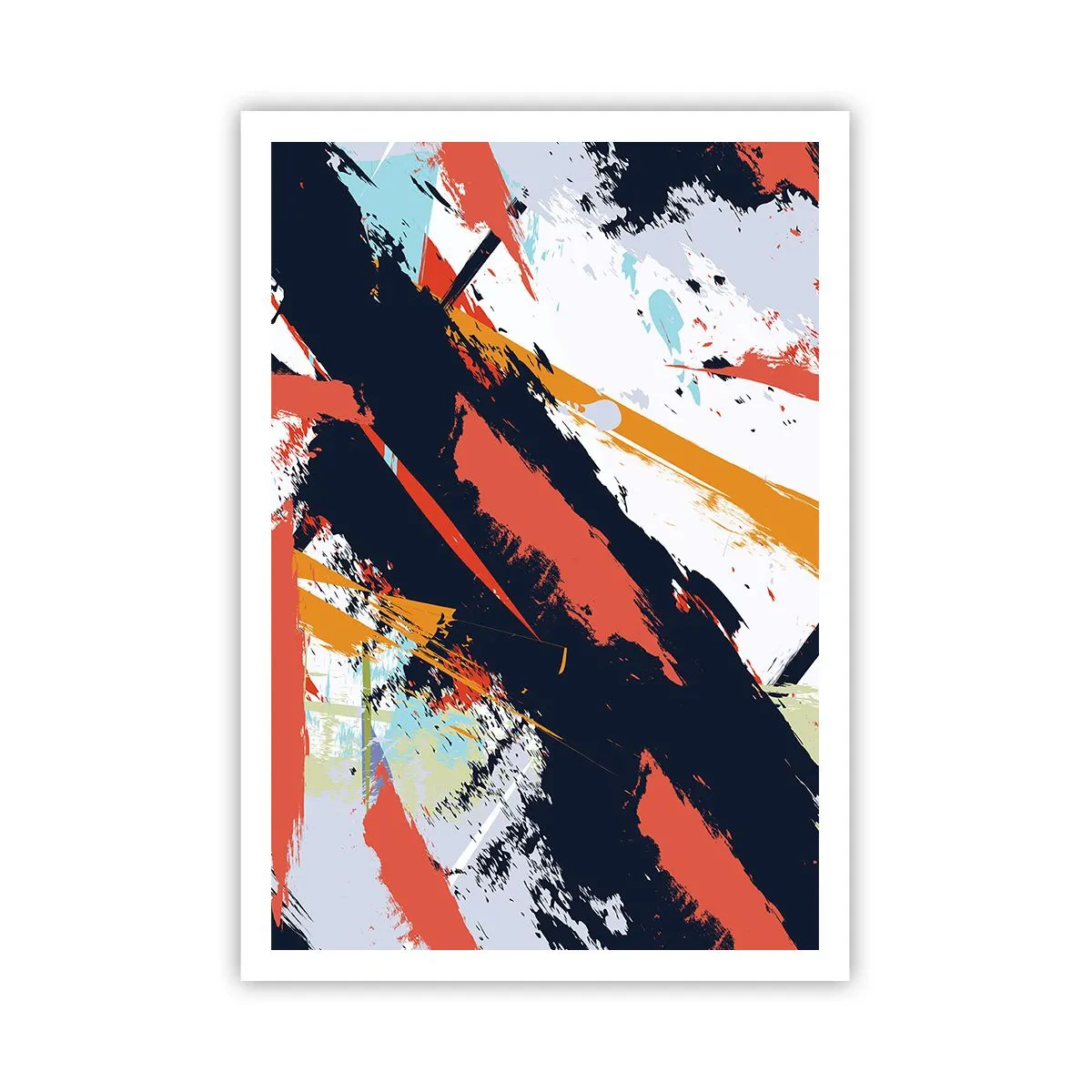 Poster - Dynamische Komposition - 70x100 cm