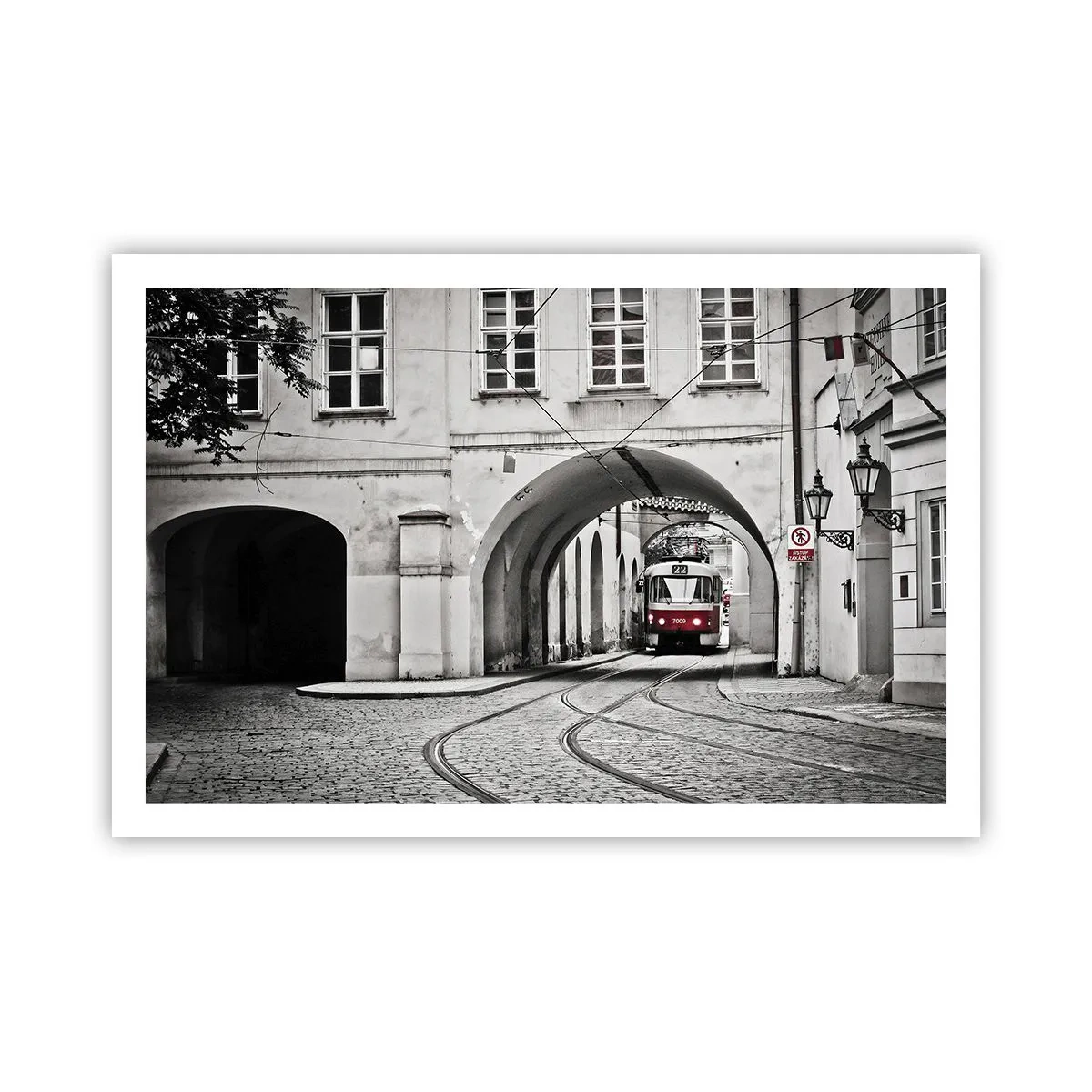 Poster - Durch das Stadtlabyrinth - 91x61 cm