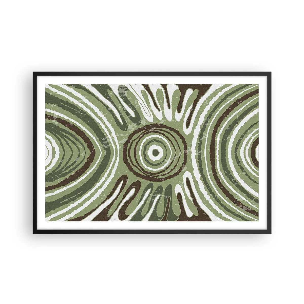 Poster in einem schwarzem Rahmen - Explosion von Emotionen - 91x61 cm