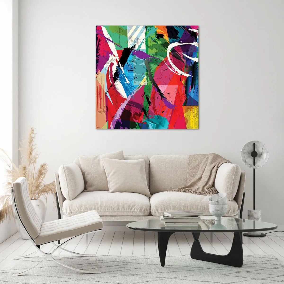 Glasbild - Bild auf glas - Schnell, spritzig und springt - 40x40 cm