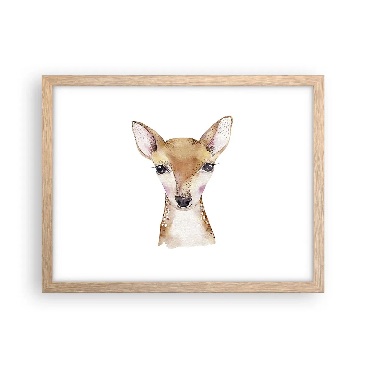 Poster in einem Rahmen aus heller Eiche - Die Natur der Unschuld - 40x30 cm