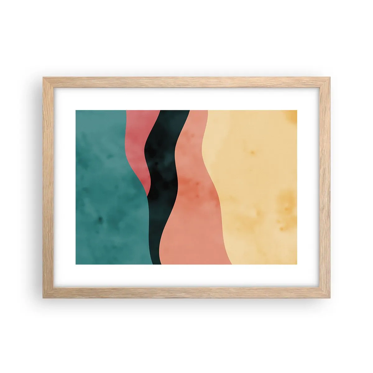 Poster in einem Rahmen aus heller Eiche - Konforme Nichtkonformität - 40x30 cm