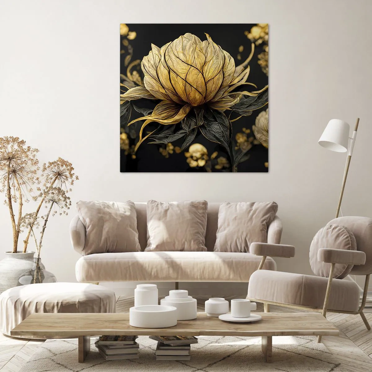 Bild auf Leinwand - Leinwandbild - Subtile Zerbrechlichkeit - 50x50 cm