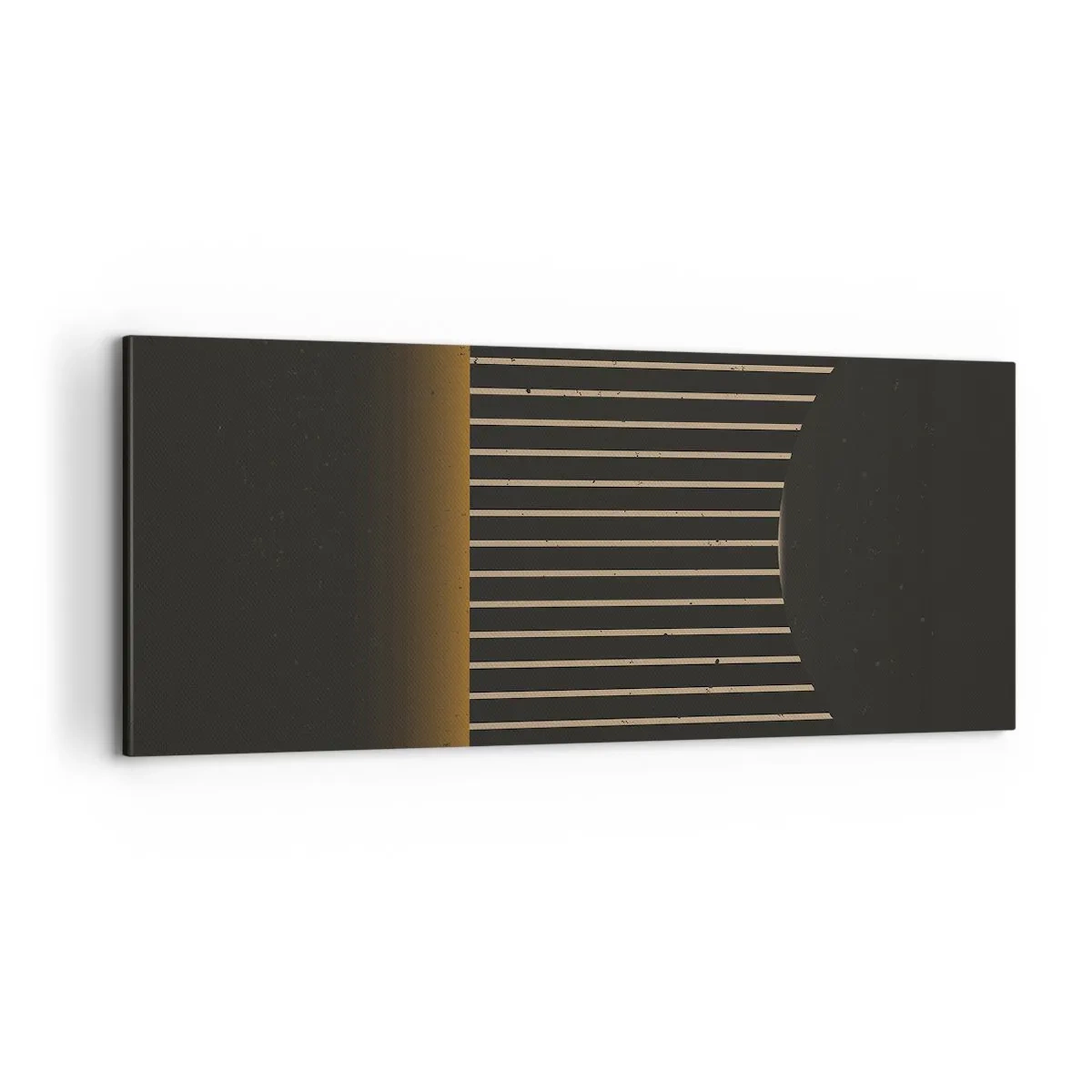 Bild auf Leinwand - Leinwandbild - Die Dunkelheit erkunden - 100x40 cm