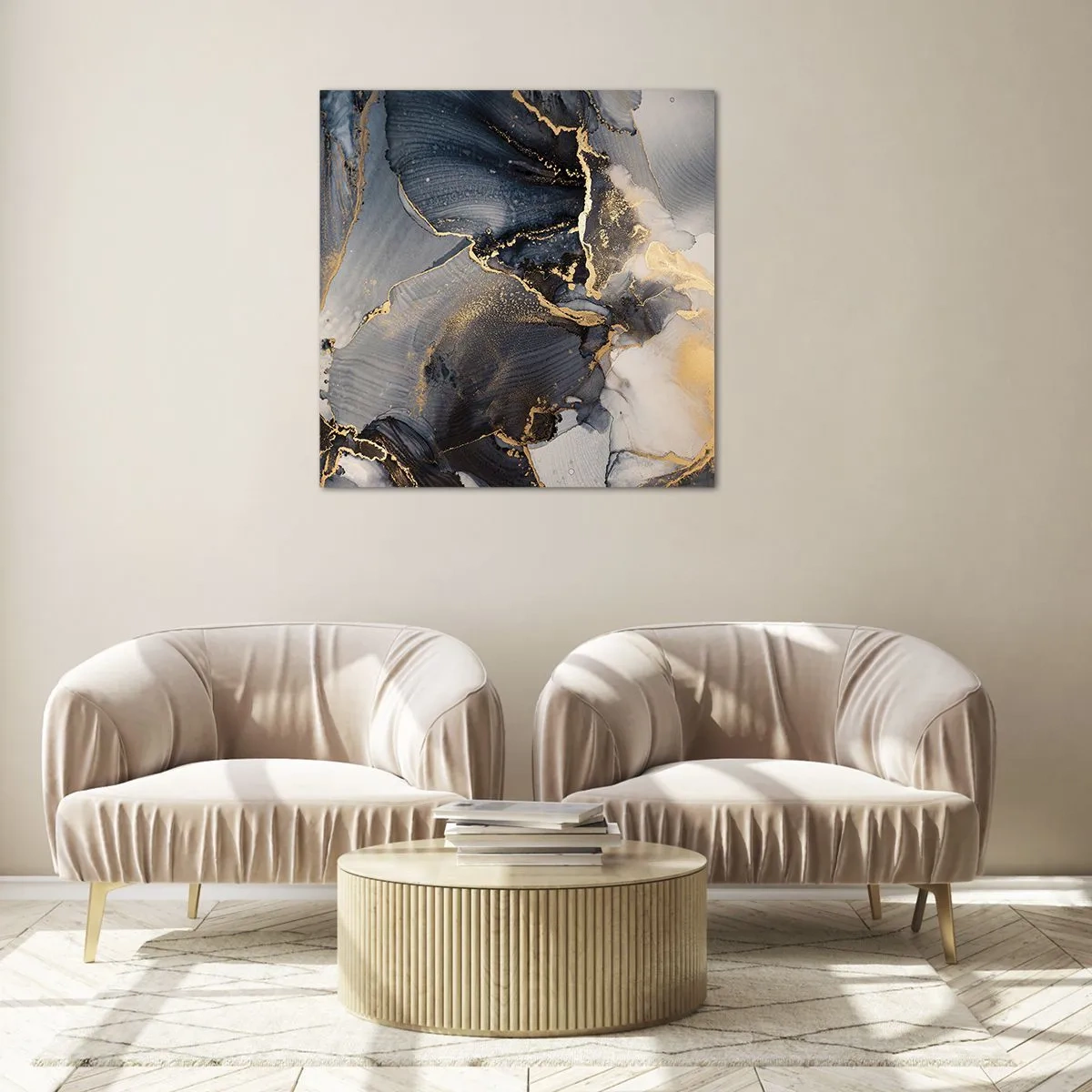 Glasbild - Bild auf glas - Leben aus Stein - 30x30 cm