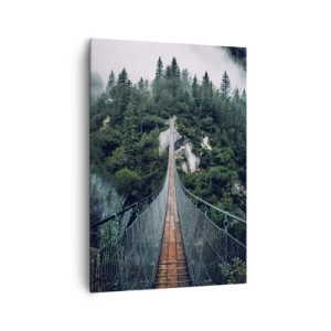 Bild auf Leinwand - Leinwandbild - Nur für Überflieger - 70x100 cm