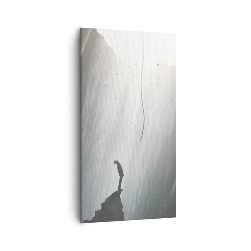 Bild auf Leinwand - Leinwandbild - Es gibt immer einen Ausweg - 55x100 cm