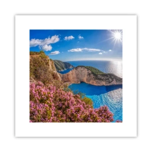 Poster - Mein toller Griechenlandurlaub - 30x30 cm