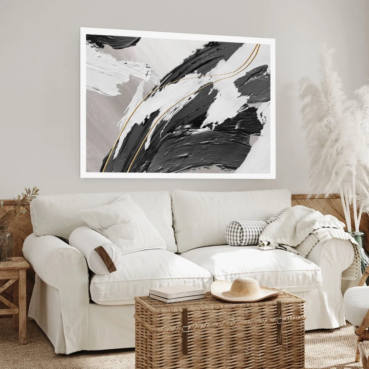 Poster - Abstraktion in großem Stil - 40x30 cm