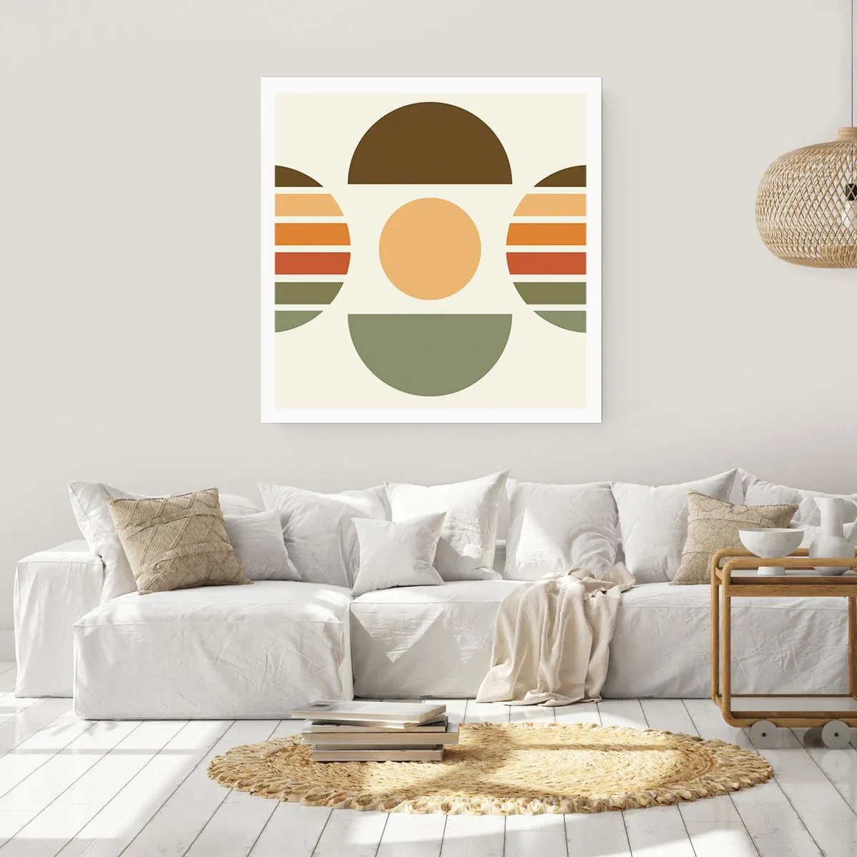 Poster - In Erdtönen - 60x60 cm