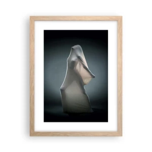 Poster in einem Rahmen aus heller Eiche - Versteckte Wünsche - 30x40 cm