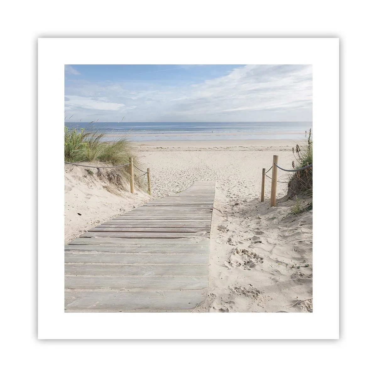 Poster - Bis zum Horizont - 40x40 cm