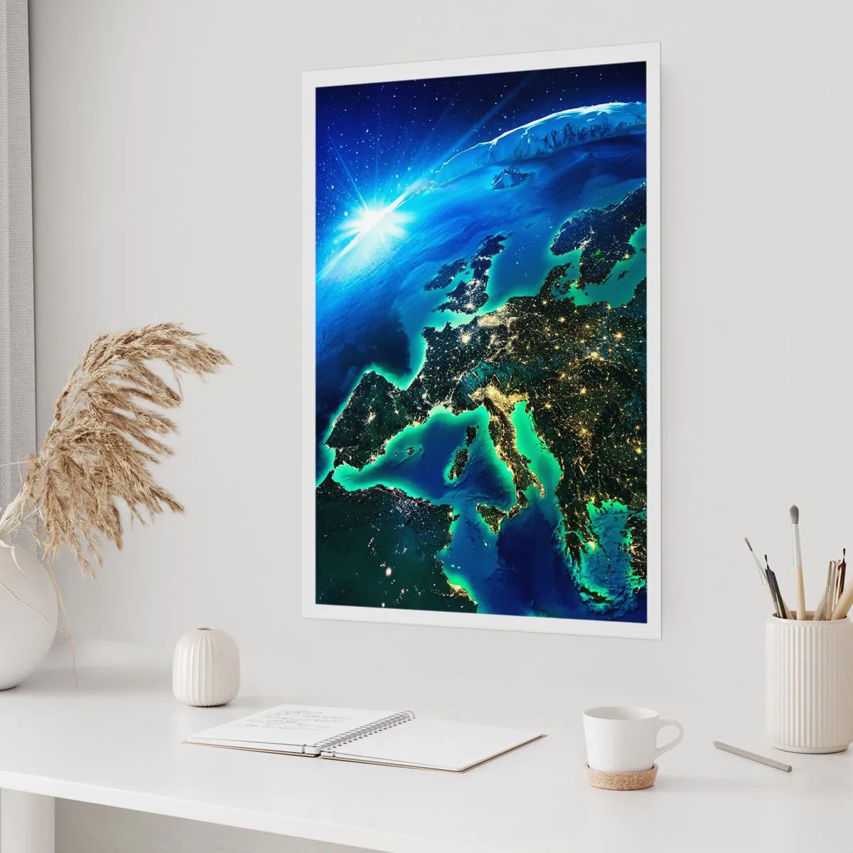 Poster - Funkelndes Europa - 30x40 cm