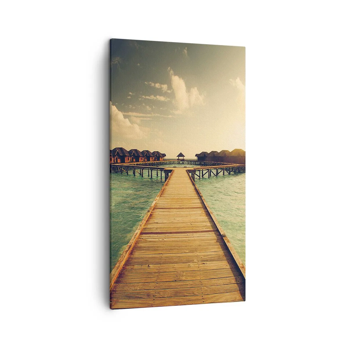 Bild auf Leinwand - Leinwandbild - Eine herzliche Einladung - 45x80 cm