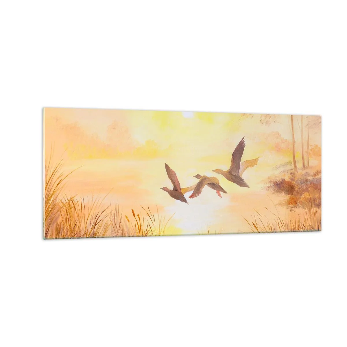 Glasbild - Bild auf glas - Der Beginn einer langen Reise - 100x40 cm