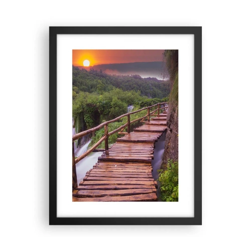 Poster in einem schwarzem Rahmen - Schönheit jenseits des Glaubens - 30x40 cm