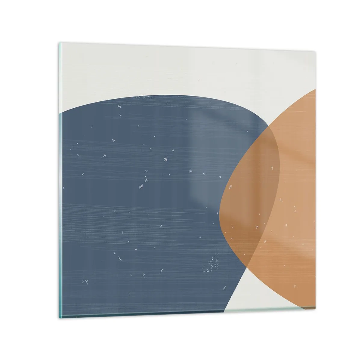 Glasbild - Bild auf glas - Ovale und Einflüsse - 70x70 cm