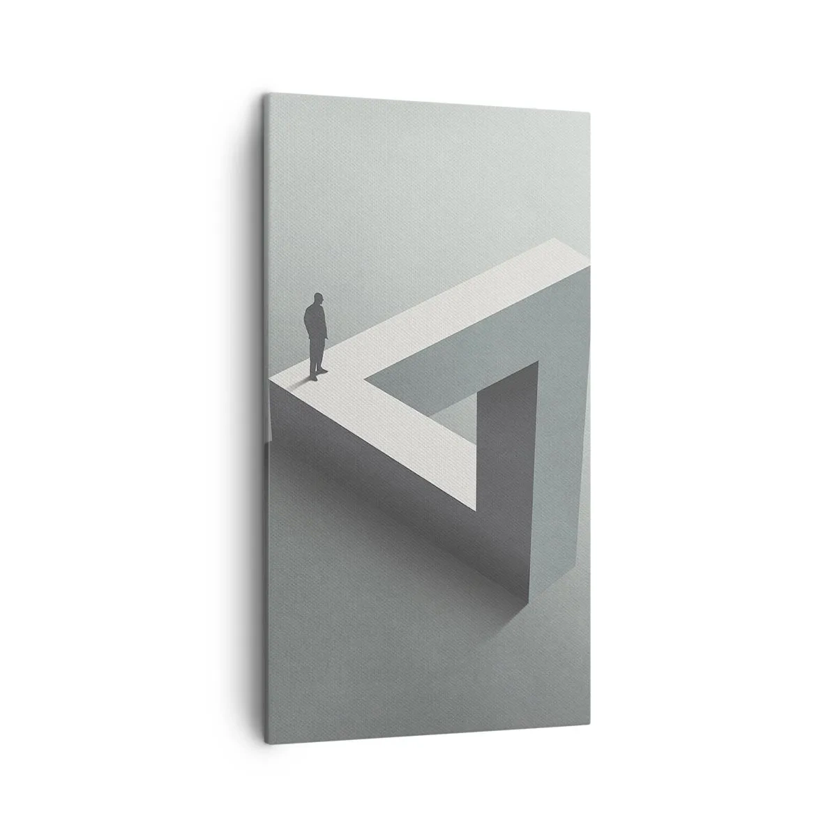 Bild auf Leinwand - Leinwandbild - Es ist also doch möglich - 45x80 cm