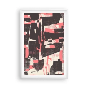 Poster in einem weißen Rahmen - All dieser Lärm - 61x91 cm