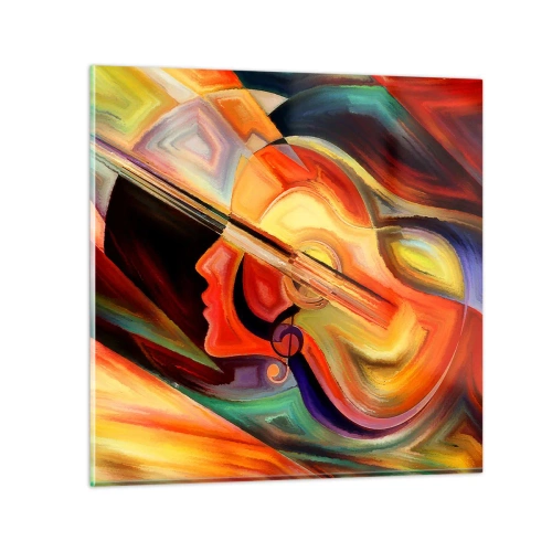 Glasbild - Bild auf glas - Alles ist gut - 60x60 cm